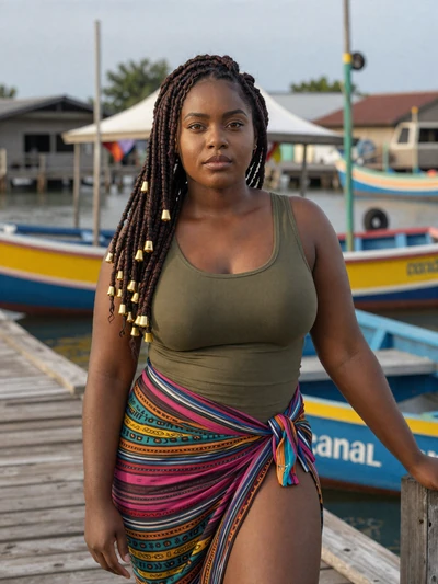 Monifa, 34, Saint Lucian professional from Dennery seeking lasting love with American man