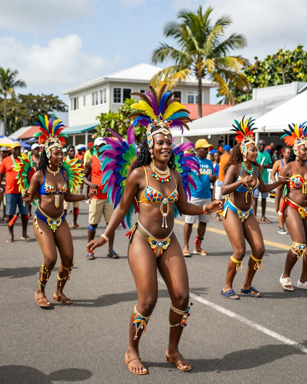 Vincy Mas carnival celebration in Kingstown - the heart of Vincentian social and dating culture