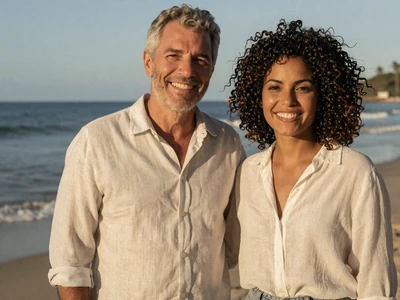 Robert and Fernanda, international couple from California and Brazil