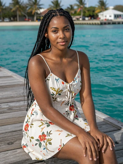 Davia, 24, Vincentian single from Bequia island open to international dating