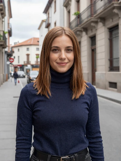 Elena, 26, Argentinian single from Buenos Aires on a European-style cobblestone street