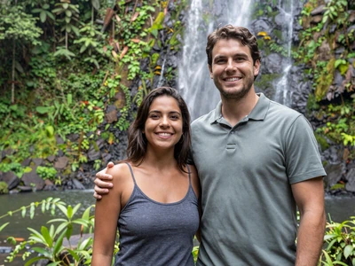 Kevin and Daniela, engaged couple from Florida and Costa Rica
